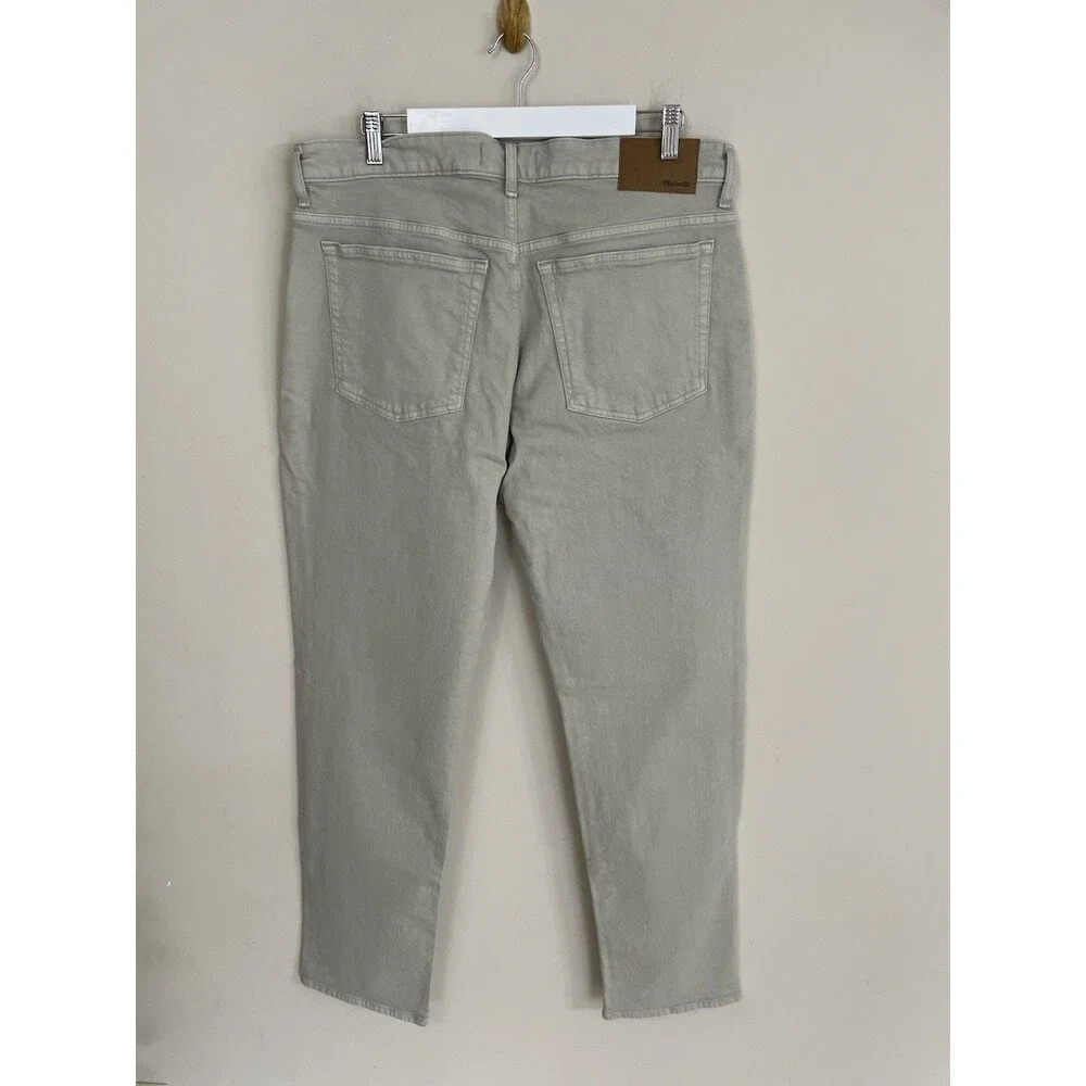 Madewell Men’s 1991 Straight Leg Jeans Washed Olive NWT Size 35/32